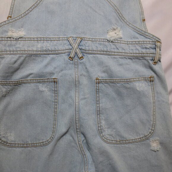NWT BDG-URBAN OUTFITTERS mens OVERALLS distressed BLUE denim JEANS - Picture 16 of 16